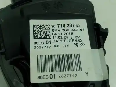 Автозапчасти б/у педальный потенциометр за citroen c4 cactus 1.2 vti 82 ссылки oem iam 1601cw  9871433780