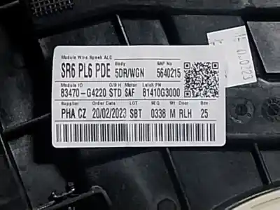 Автозапчасти б/у регулятор стекла заднего левого за hyundai i30 (pde, pd, pden) 2.0 n ссылки oem iam 83471g4000  83470g4220