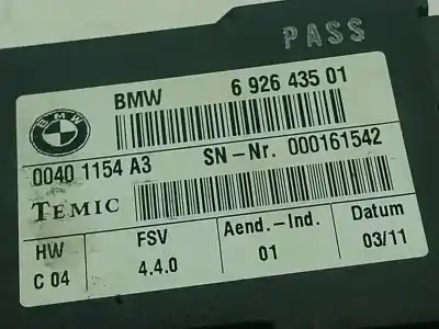 Pezzo di ricambio per auto di seconda mano modulo elettronico per bmw x6 (e71, e72) xdrive 40 d riferimenti oem iam 61356926435  692643501