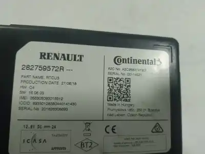Second-hand car spare part electronic module for renault zoe (bfm_) zoe oem iam references   282759572r