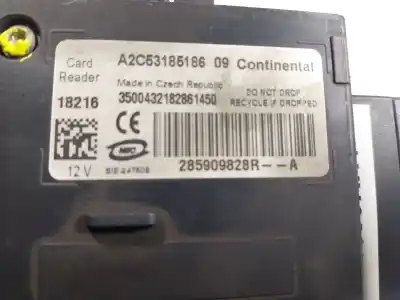 Second-hand car spare part ignition switch for renault zoe 68 kw oem iam references   285909828r