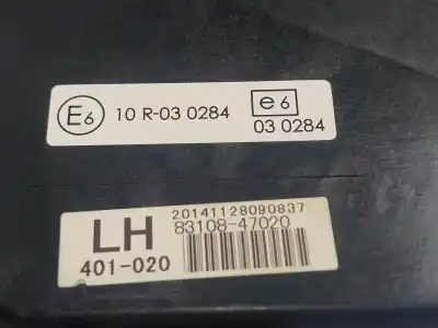 Автозапчастина б/у панель інструментів для toyota prius (_w3_) 1.8 hybrid (zvw3_) посилання на oem iam   8310847020