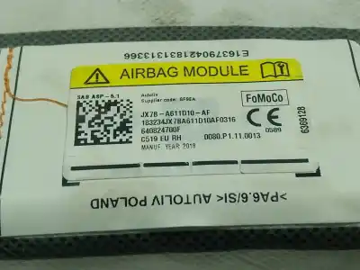 Автозапчасти б/у подушка безопасности передняя правая за ford focus iv (hn) 1.5 ecoboost ссылки oem iam 2413269  