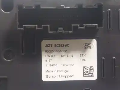 Автозапчасти б/у климат-контроль за ford focus iv (hn) 1.5 ecoboost ссылки oem iam 2470622  jx7t18c612ac