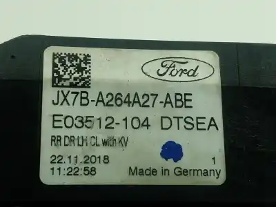 Автозапчастина б/у завнішня ручка задня ліва для ford focus iv (hn) 1.5 ecoboost посилання на oem iam 2370004  jx7ba264a27abe