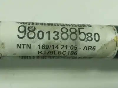 Second-hand car spare part front left transmission for citroen c3 ii (sc_) 1.4 hdi 70 (sc8hzc, sc8hr0, sc8hp4) oem iam references 9801388580  9801388580