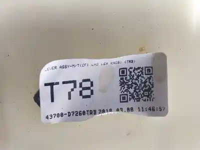 Автозапчасти б/у рычаг переключения передач за hyundai tucson (tl, tle) 1.7 crdi ссылки oem iam 43700d7260trb  437007260