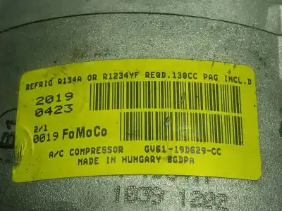Автозапчасти б/у компрессор кондиционера воздуха за ford kuga ii (dm2) 1.5 ecoboost ссылки oem iam 2015362  gv6119d629cc