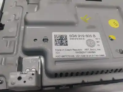 Автозапчасти б/у многофункциональный дисплей за volkswagen t-cross (c11) 1.0 tsi ссылки oem iam 5g6919605b  5g6919605b