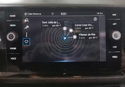 Автозапчасти б/у многофункциональный дисплей за volkswagen t-cross (c11) 1.0 tsi ссылки oem iam 5g6919605b  5g6919605b