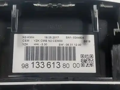 Автозапчастина б/у панель інструментів для citroen c3 iii (sx) 1.2 vti 82 посилання на oem iam 9813361380  981336138000