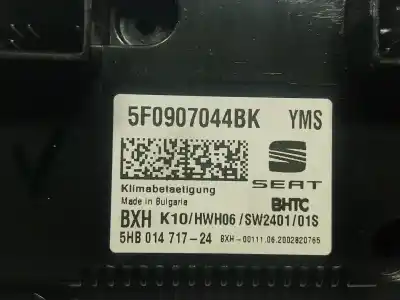 Автозапчасти б/у климат-контроль за seat leon (5f1) 1.6 tdi ссылки oem iam 5f0907044bkyms  5f0907044bk