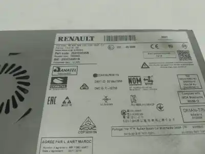Second-hand car spare part audio system / radio cd for renault megane iv fastback (b9a/m/n_) 1.8 rs 300 (b9m8) oem iam references 259153695r  259153695r