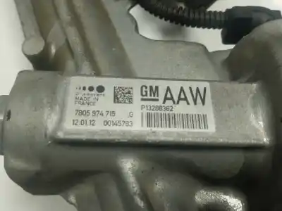 Pièce détachée automobile d'occasion crémaillère de direction pour opel astra j gtc 2.0 cdti (08) références oem iam 13288362  7805974715