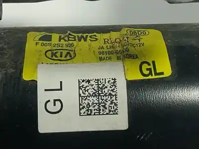 Автозапчастина б/у двигатель передніх склоочисників для kia picanto iii (ja) 1.0 посилання на oem iam   98100g6000