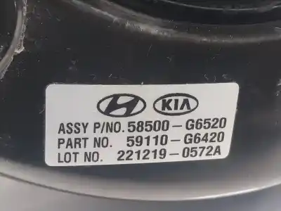 Second-hand car spare part brake servo for kia picanto iii (ja) 1.0 oem iam references   58500g6520