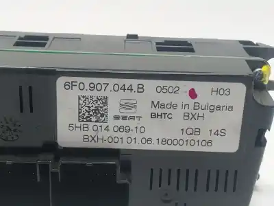 Автозапчасти б/у климат-контроль за seat arona (kj7, kjp) 1.0 tsi ссылки oem iam 6f0907044d1qb  6f0907044b