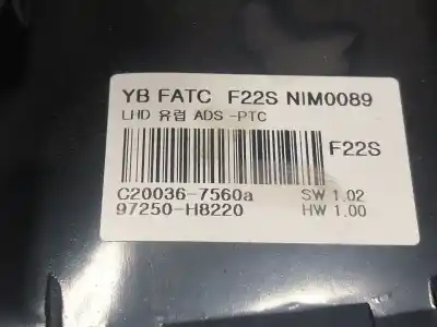 Автозапчасти б/у климат-контроль за kia stonic (yb) 1.0 t-gdi ссылки oem iam 97250h8220sa1 97250h8220 c200367560a