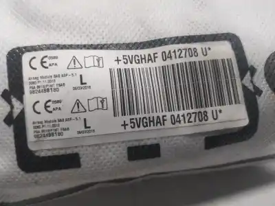 Second-hand car spare part front left side airbag for citroen c3 aircross ii (2r_, 2c_) 1.2 puretech 110 (2rhnzb, 2rhnzw, 2rhnpx, 2rhnpj) oem iam references 9824498180  9824498180