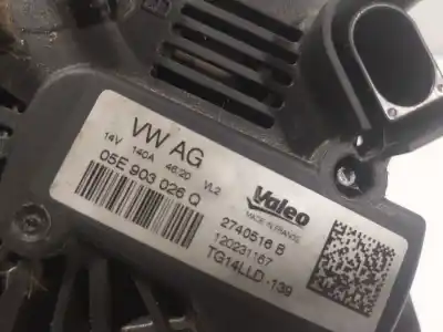 Автозапчастина б/у генератор для seat ibiza v (kj1, kjg) 1.0 tsi посилання на oem iam 05e903026q  05e903026q