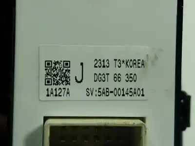 Second-hand car spare part left front power window switch for mazda 2 (dl, dj) 1.5 skyactiv-g (djlfs) oem iam references   dg3t66350