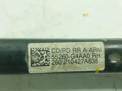Автозапчастина б/у задній лівий нижний рычаг для kia xceed (cd) 1.0 t-gdi посилання на oem iam 55260g4aa0  55260g4aa0