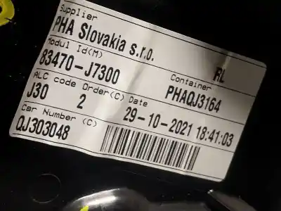 Автозапчастина б/у регулятор склона задній лівий для kia xceed (cd) 1.0 t-gdi посилання на oem iam 83471j7300  83470j7300