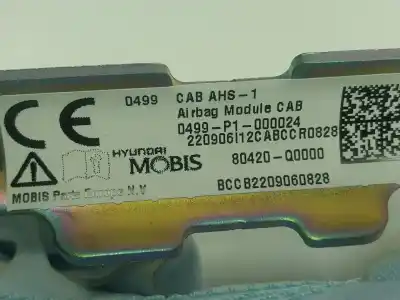 Автозапчастина б/у передня права подушка безпеки для hyundai bayon (bc3) 1.2 mpi посилання на oem iam 80420q0000  0499p1000024