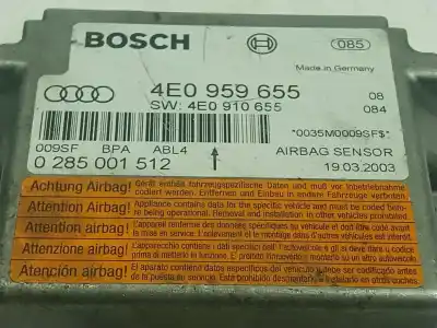 Pièce détachée automobile d'occasion boitier de commande d'airbag pour audi a8 (4e2) 4.2 quattro références oem iam 4e0959655g  4e0959655