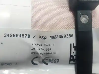 Автозапчасти б/у передняя правая подушка безопасности за citroen c5 aircross (a_) 1.2 puretech 130 (arhnsj) ссылки oem iam 9822369380  9822369380
