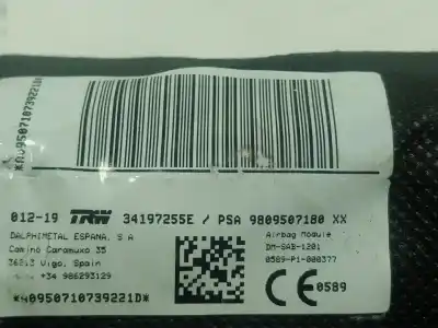 Автозапчасти б/у передняя левая боковая подушка безопасности за citroen c5 aircross (a_) 1.2 puretech 130 (arhnsj) ссылки oem iam 9809507180  