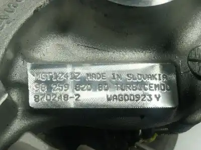 Автозапчасти б/у турбокомпенсатор за citroen c5 aircross (a_) 1.2 puretech 130 (arhnsj) ссылки oem iam 9825982080  9825982080