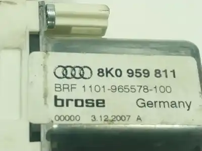 Автозапчастина б/у двиг скла задне ліво для audi a4 b8 (8k2) 2.0 tdi посилання на oem iam 8k0959811  8k0959811