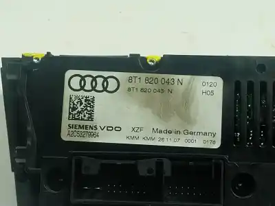 Автозапчасти б/у климат-контроль за audi a4 b8 (8k2) 2.0 tdi ссылки oem iam 8t1820043agxzf  8t1820043n