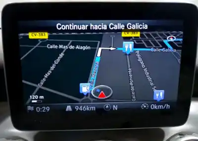 Автозапчастина б/у багатофункційний дисплей для mercedes-benz clase gla (x156) gla 180 (156.942) посилання на oem iam a1669008122  a1669001420