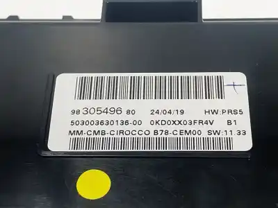 Автозапчастина б/у панель інструментів для citroen grand c4 spacetourer (3a_, 3e_) 2.0 bluehdi 160 посилання на oem iam 9830549680  9830549680