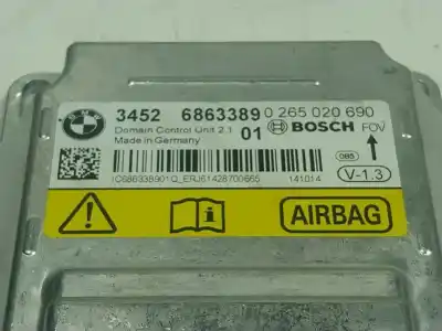 Автозапчастина б/у блок управління подушками безпеки для bmw 3 (f30, f80) 320 d посилання на oem iam 34526887752  6863389