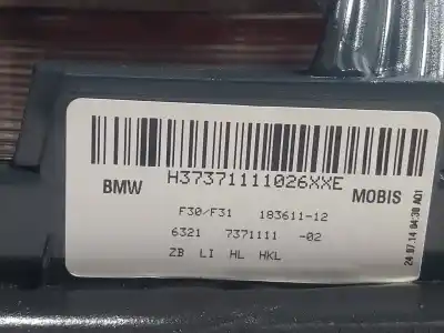 Автозапчастина б/у внутрішній лівий задній ліхар для bmw 3 (f30, f80) 320 d посилання на oem iam 63217372793  737111102