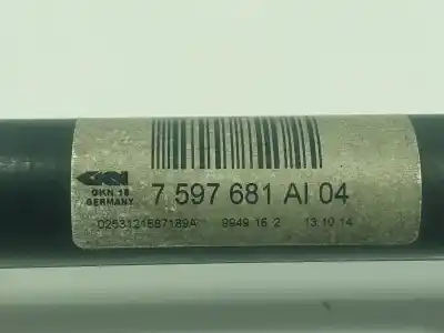 Автозапчастина б/у трансмісія задня ліва для bmw 3 (f30, f80) 320 d посилання на oem iam 33208680347  7597681