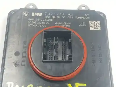 Автозапчастина б/у блок управління ксеноновими фарами для bmw x3 (g01, f97) xdrive 20 d посилання на oem iam 63117472771  7472770