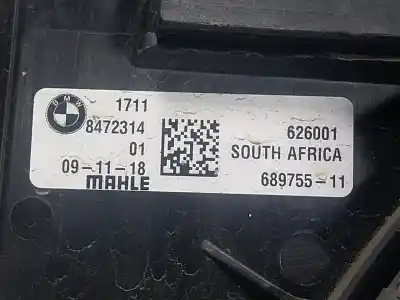Автозапчастина б/у електро вентилятор для bmw x3 (g01, f97) xdrive 20 d посилання на oem iam 17428472314  847231401