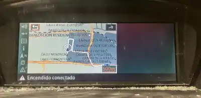 Second-hand car spare part multifunction display for bmw 6 (e63) 630 i oem iam references 65829193757  65826989396