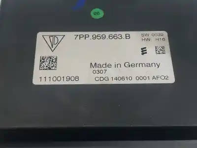 Автозапчастина б/у електронний модуль для porsche cayenne (92a) 3.0 diesel посилання на oem iam 7pp959663b  7pp959663b