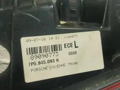 Автозапчасти б/у внутренний левый задний фонарь за porsche cayenne (92a) 3.0 diesel ссылки oem iam 95863109301  7p5945093k