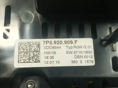 Автозапчастина б/у панель інструментів для porsche cayenne (92a) 3.0 diesel посилання на oem iam 7p5920909f  7p5920909f