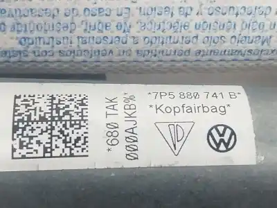 Автозапчасти б/у подушка безопасности передняя левая шторка безопасности за porsche cayenne (92a) 3.0 diesel ссылки oem iam 95880306901  7p5880741b