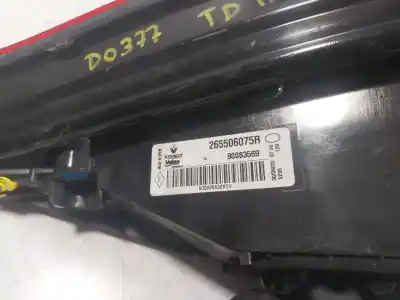 Pezzo di ricambio per auto di seconda mano luce di coda interna destra per renault megane iv fastback (b9a/m/n_) 1.5 blue dci 115 (b9a6) riferimenti oem iam 265506075r  265506075r