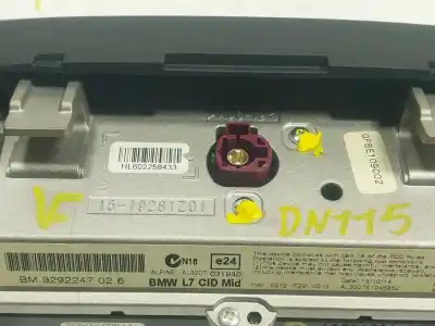 Автозапчастина б/у багатофункційний дисплей для bmw 3 (f30, f80) 320 d посилання на oem iam 65509292247  929224702