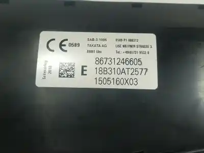 Автозапчастина б/у передня права бічна подушка безпеки для bmw 2 active tourer (f45) 225 xe plug-in-hybrid посилання на oem iam 72127312466  86731246605