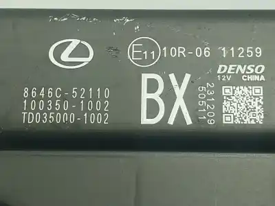 Автозапчасти б/у электронный модуль за lexus lbx hybrid 1.5 vvti hybrid (mayh10l) ссылки oem iam 8646c52330  8646bc52110